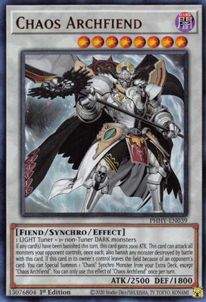 Chaos Archfiend - PHHY-EN039 - Ultra Rare - 1st Edition available at 401 Games Canada