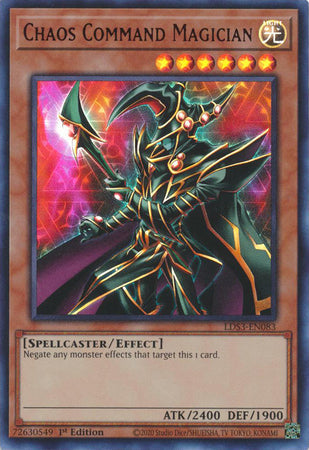 Chaos Command Magician (Red) - LDS3-EN083 - Ultra Rare - 1st Edition available at 401 Games Canada
