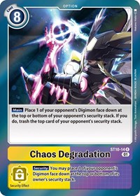 Chaos Degradation - ST10-14 - Rare available at 401 Games Canada