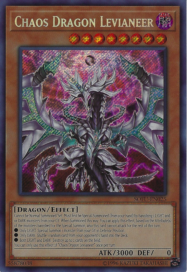 Chaos Dragon Levianeer - SOFU-EN025 - Secret Rare - Unlimited available at 401 Games Canada