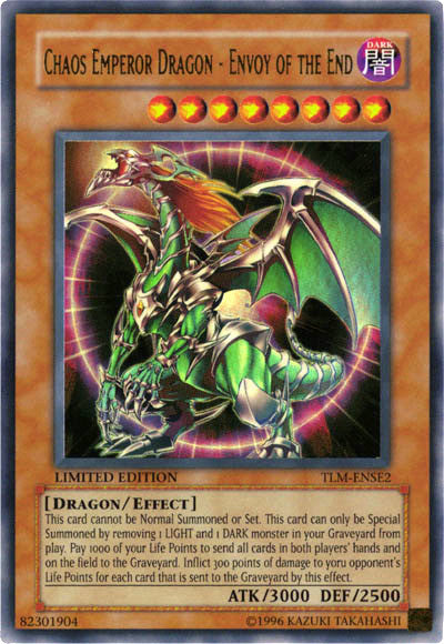 Chaos Emperor Dragon - Envoy of the End - TLM-ENSE2 - Ultra Rare - Limited Edition available at 401 Games Canada