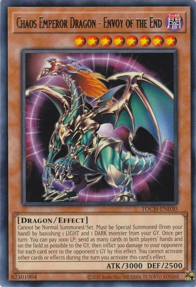 Chaos Emperor Dragon - Envoy of the End - TOCH-EN030 - Rare - Unlimited available at 401 Games Canada