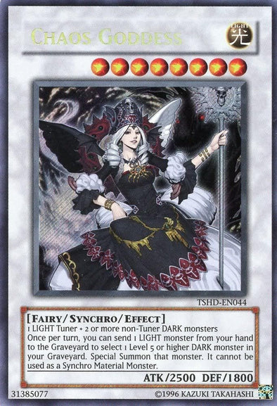 Chaos Goddess - TSHD-EN044 - Secret Rare - Unlimited available at 401 Games Canada