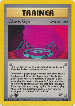 Chaos Gym - 102/132 - Rare - 1st Edition available at 401 Games Canada