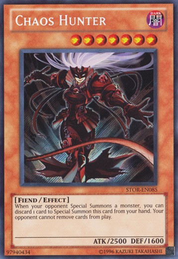 Chaos Hunter - STOR-EN085 - Secret Rare - Unlimited available at 401 Games Canada