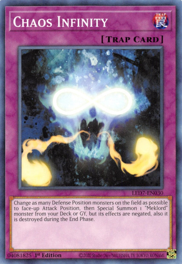 Chaos Infinity - LED7-EN030 - Common - 1st Edition available at 401 Games Canada