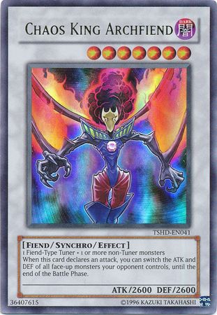 Chaos King Archfiend - TSHD-EN041 - Ultra Rare - Unlimited available at 401 Games Canada