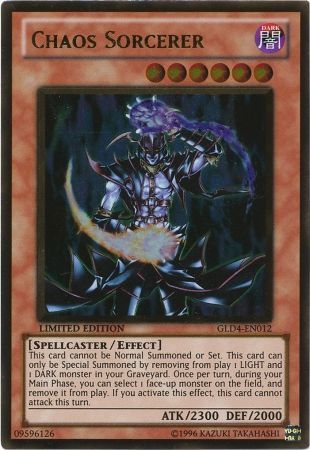 Chaos Sorcerer - GLD4-EN012 - Gold Rare - Limited Edition available at 401 Games Canada