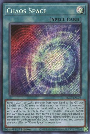 Chaos Space - BLCR-EN073 - Secret Rare - 1st Edition available at 401 Games Canada