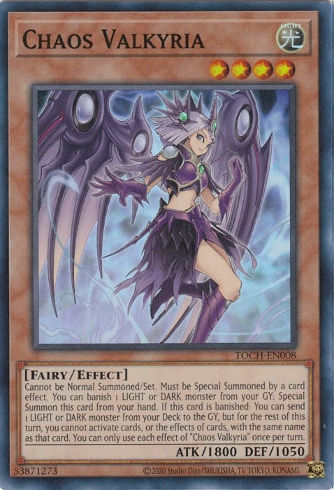 Chaos Valkyria - TOCH-EN008 - Super Rare - Unlimited available at 401 Games Canada