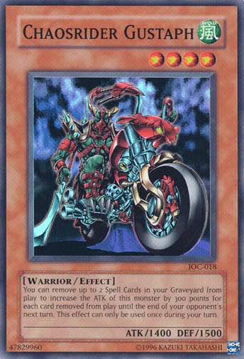 Chaosrider Gustaph - IOC-018 - Super Rare - Unlimited available at 401 Games Canada