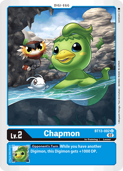 Chapmon - BT13-002 - Uncommon available at 401 Games Canada