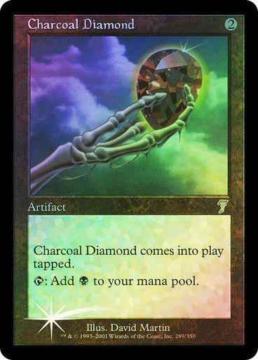 Charcoal Diamond (Foil) (7ED) available at 401 Games Canada