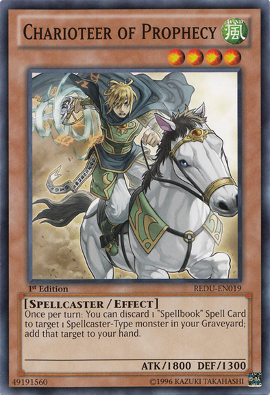 Charioteer of Prophecy - REDU-EN019 - Common - 1st Edition available at 401 Games Canada