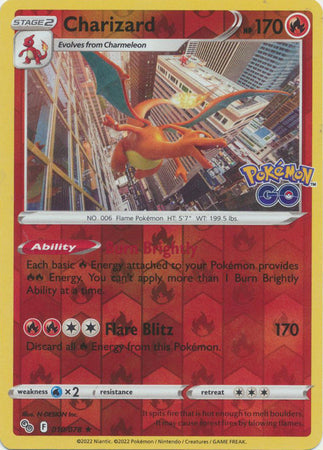 Charizard - 010/078 - Holo Rare - Reverse Holo available at 401 Games Canada
