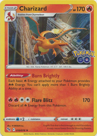 Charizard - 010/078 - Holo Rare available at 401 Games Canada