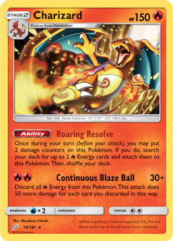 Charizard - 14/181 - Rare available at 401 Games Canada