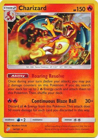 Charizard - 14/181 - Shattered Holo Rare - Theme Deck Exclusive available at 401 Games Canada