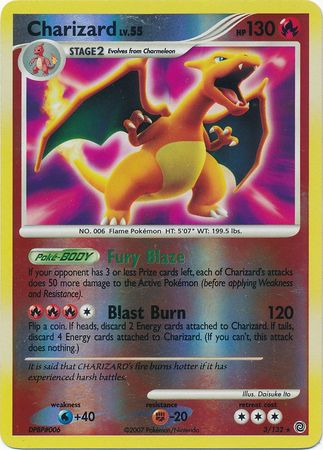 Charizard - 3/132 - Holo Rare - Reverse Holo available at 401 Games Canada