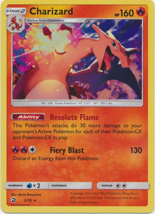Charizard - 3/70 - Holo Rare available at 401 Games Canada