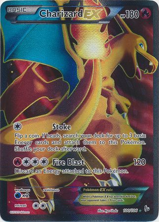 Charizard EX - 100/106 - Full Art Ultra Rare available at 401 Games Canada