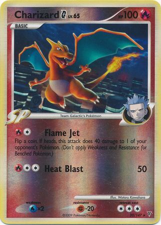 401 Games Canada - Charizard G - 20/147 - Rare - Reverse Holo