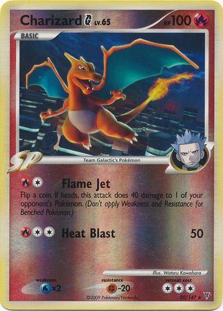 Charizard G - 20/147 - Rare - Reverse Holo available at 401 Games Canada