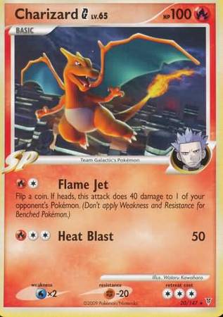 Charizard G - 20/147 - Rare available at 401 Games Canada