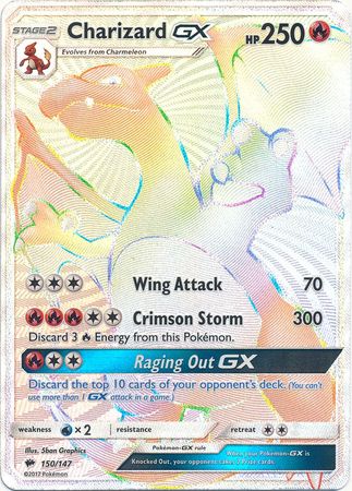 Charizard GX - 150/147 - Hyper Rare available at 401 Games Canada