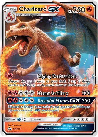 Charizard GX - SM195 - Ultra Rare Promo available at 401 Games Canada