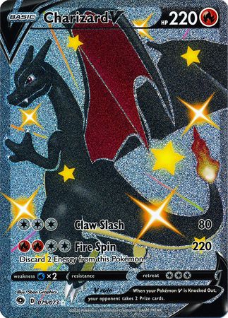 Charizard V - 079/073 - Shiny Secret Rare available at 401 Games Canada
