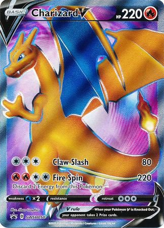 Charizard V - SWSH050 - Full Art Promo available at 401 Games Canada