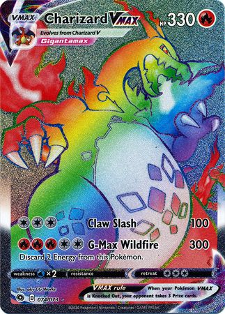 Charizard VMAX - 074/073 - Hyper Rare available at 401 Games Canada