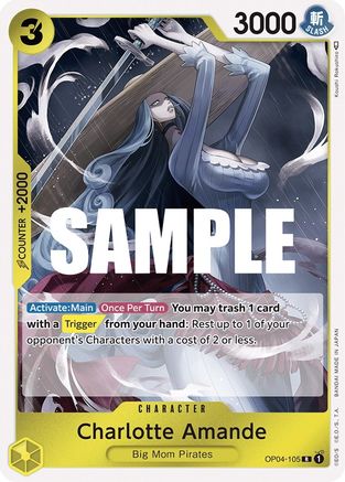 Charlotte Amande - OP04-105 - Rare available at 401 Games Canada