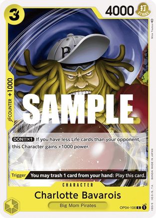 Charlotte Bavarois - OP04-106 - Common available at 401 Games Canada