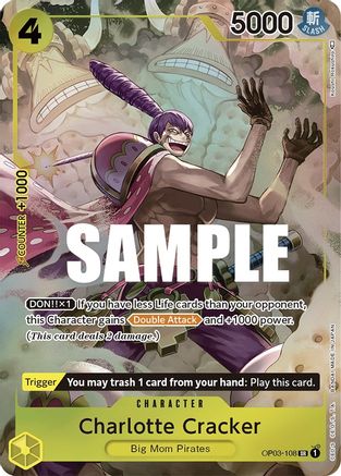 Charlotte Cracker (Alternate Art) - OP03-108 - Super Rare available at 401 Games Canada