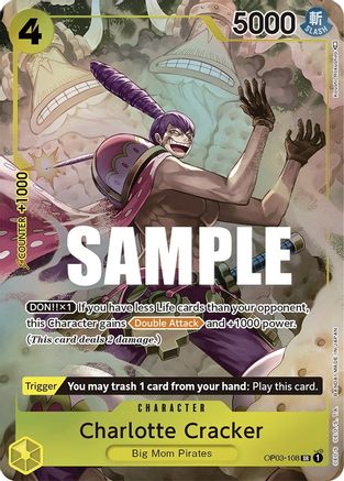 Charlotte Cracker (Alternate Art) - OP03-108 - Super Rare available at 401 Games Canada
