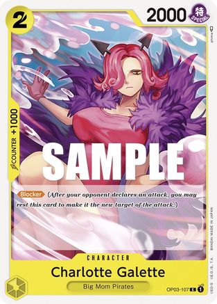 Charlotte Galette - OP03-107 - Common available at 401 Games Canada