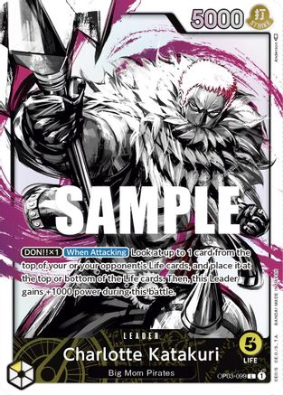 Charlotte Katakuri (Alternate Art) - OP03-099 - Leader available at 401 Games Canada