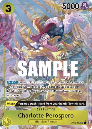 Charlotte Perospero (Alternate Art) - OP03-113 - Super Rare available at 401 Games Canada