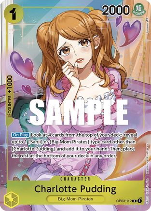 Charlotte Pudding (Alternate Art) - OP03-112 - Rare available at 401 Games Canada