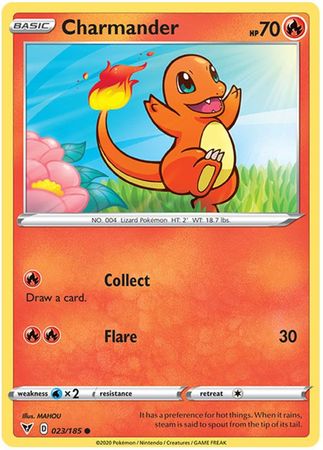 Charmander - 023/185 - Common available at 401 Games Canada