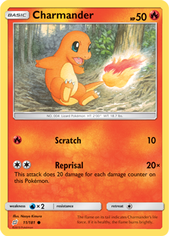 Charmander - 11/181 - Common available at 401 Games Canada