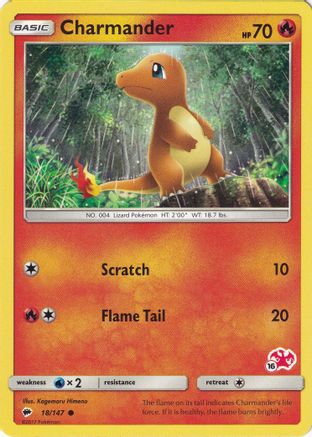 Charmander (#16 Charizard Stamped) - 018/147 - Promo available at 401 Games Canada