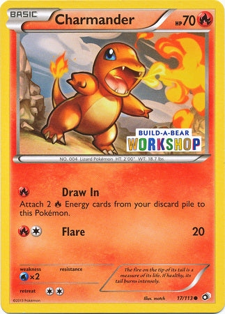 Charmander - 17/113 - Promo - Build-A-Bear Workshop available at 401 Games Canada