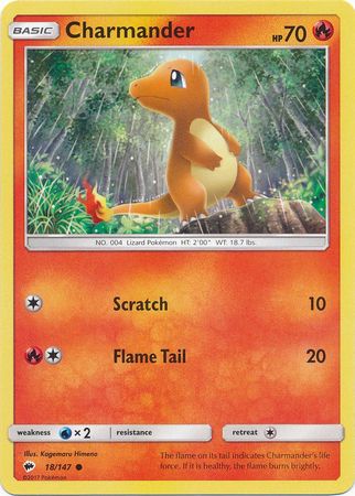 Charmander - 18/147 - Common available at 401 Games Canada