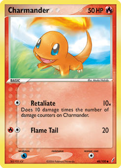 Charmander - 48/100 - Common available at 401 Games Canada