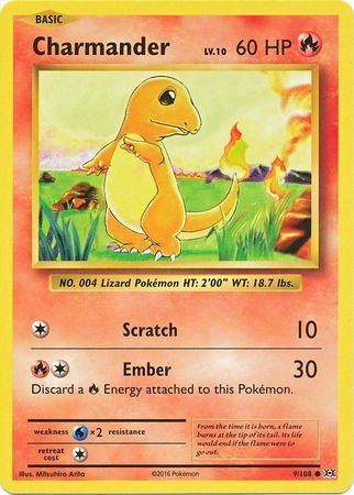 Charmander - 9/108 - Common available at 401 Games Canada