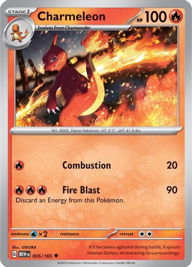 Charmeleon - 005/165 - Uncommon available at 401 Games Canada