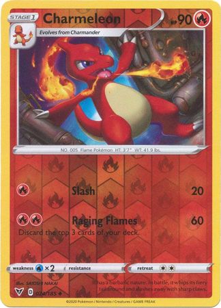 Charmeleon - 024/185 - Uncommon - Reverse Holo available at 401 Games Canada